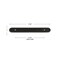 Gliderite Hardware 7-1/4 in. Oil Rubbed Bronze Rounded Back Plate 5-1/16 in. Center to Center - 7343-128-ORB 7343-128-ORB-1 - alternate 2